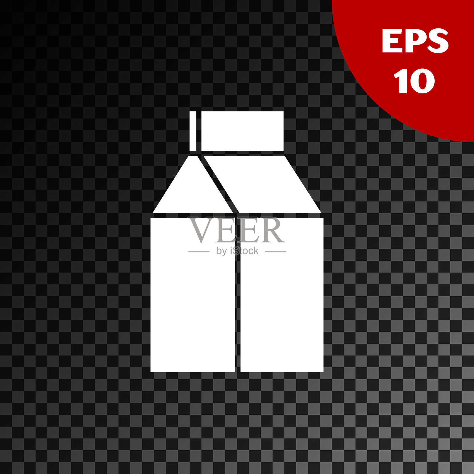 白纸包装牛奶图标隔离上插画图片素材