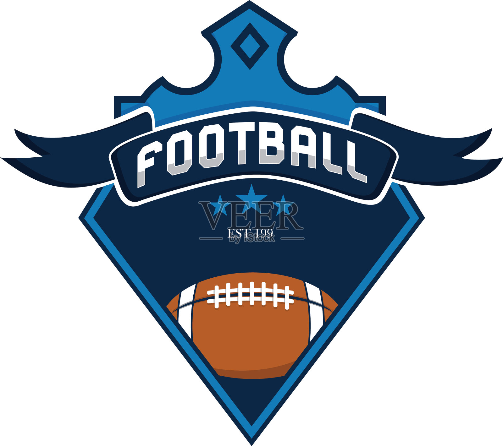 足球的标志插画图片素材