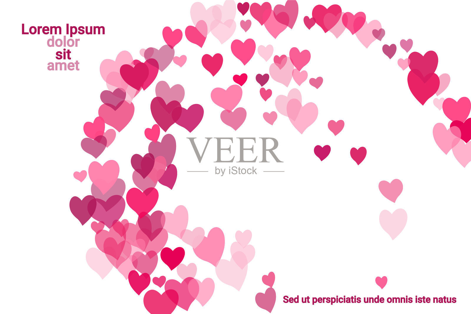 情人节的背景插画图片素材