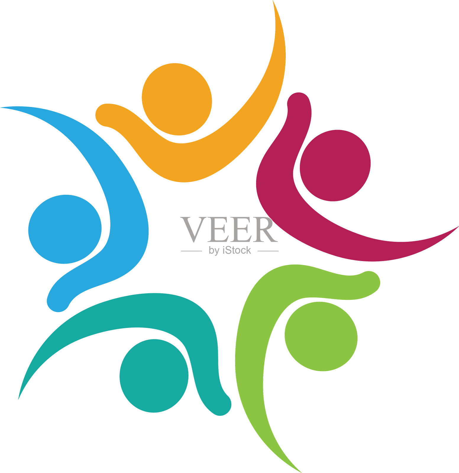 社区网络和社会图标图标素材