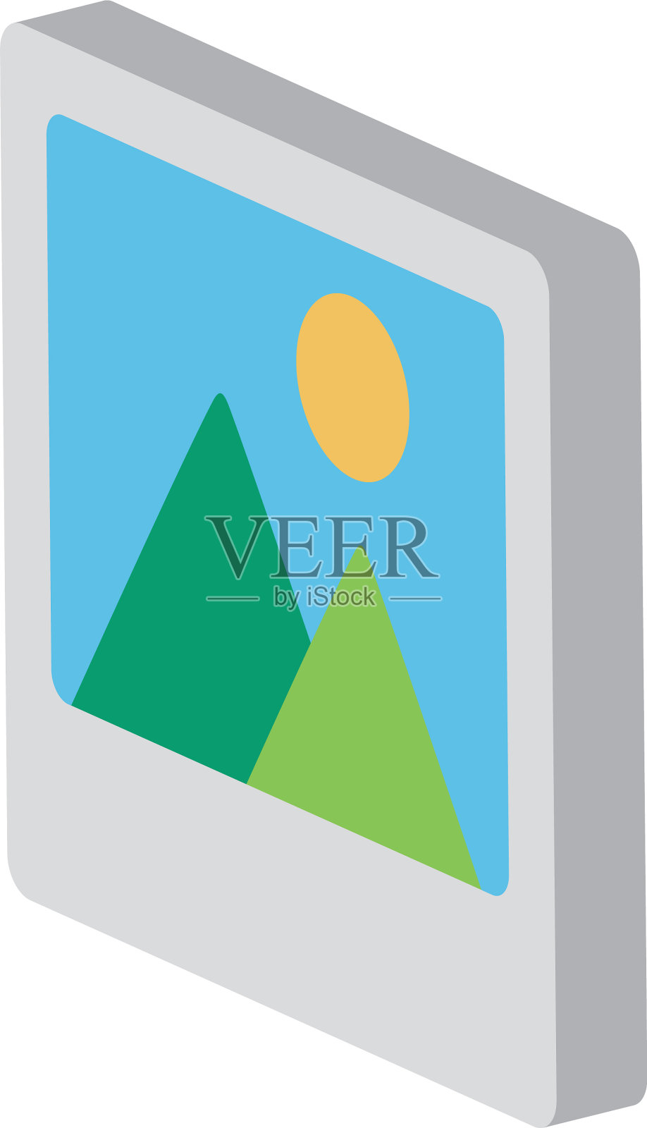 等距和孤立的图片图标设计图标素材