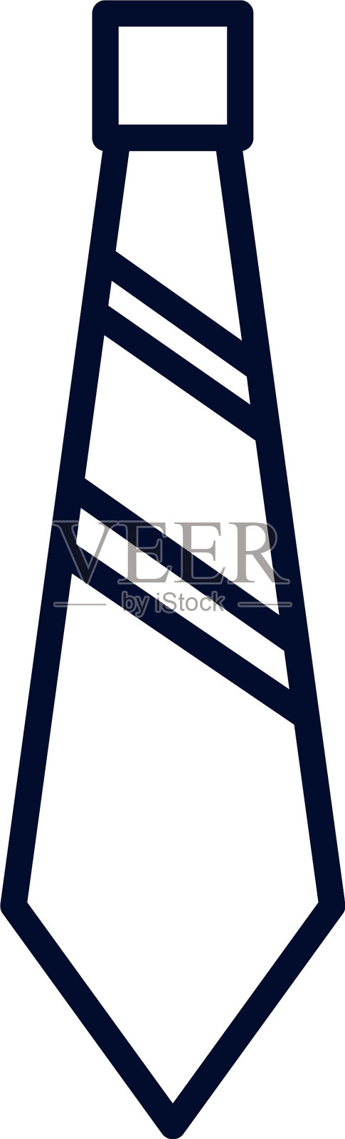 孤立领带图标线设计图标素材