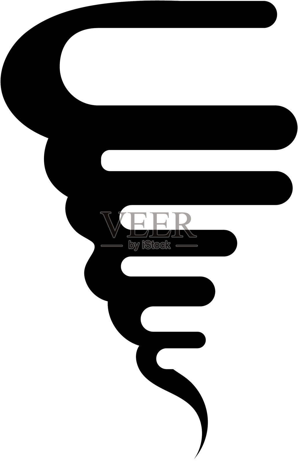 龙卷风的象征图标素材