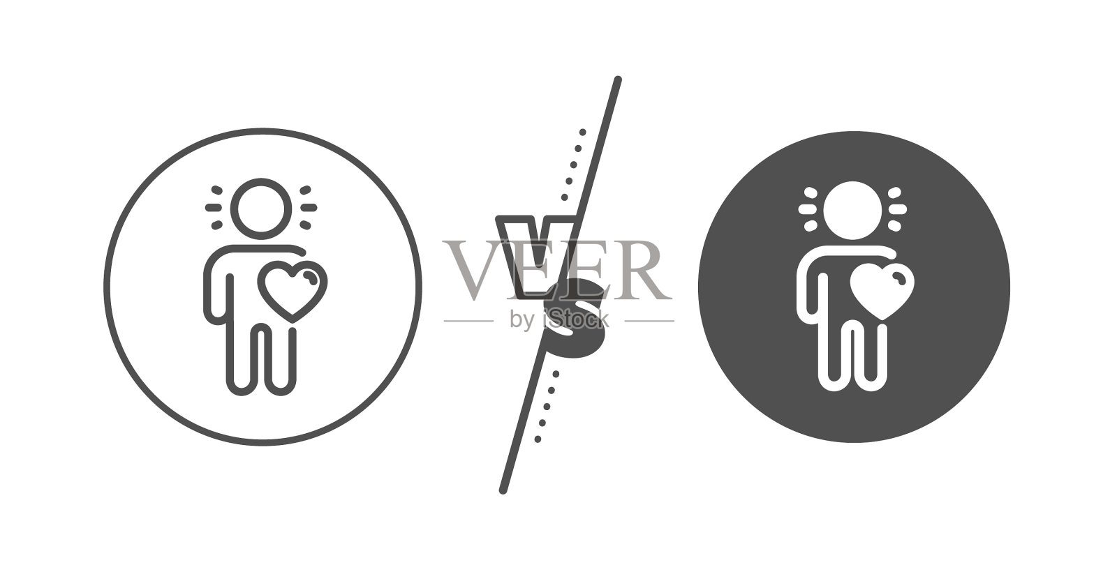 朋友线图标友谊爱情标志援助图标素材