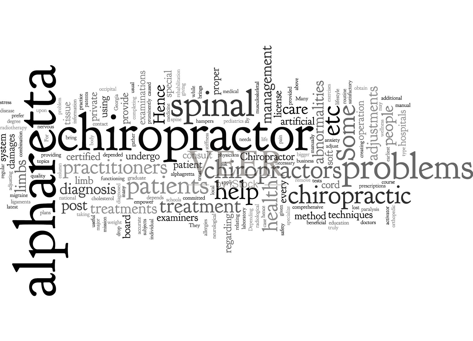 脊椎指压治疗者ga市郊区插画图片素材