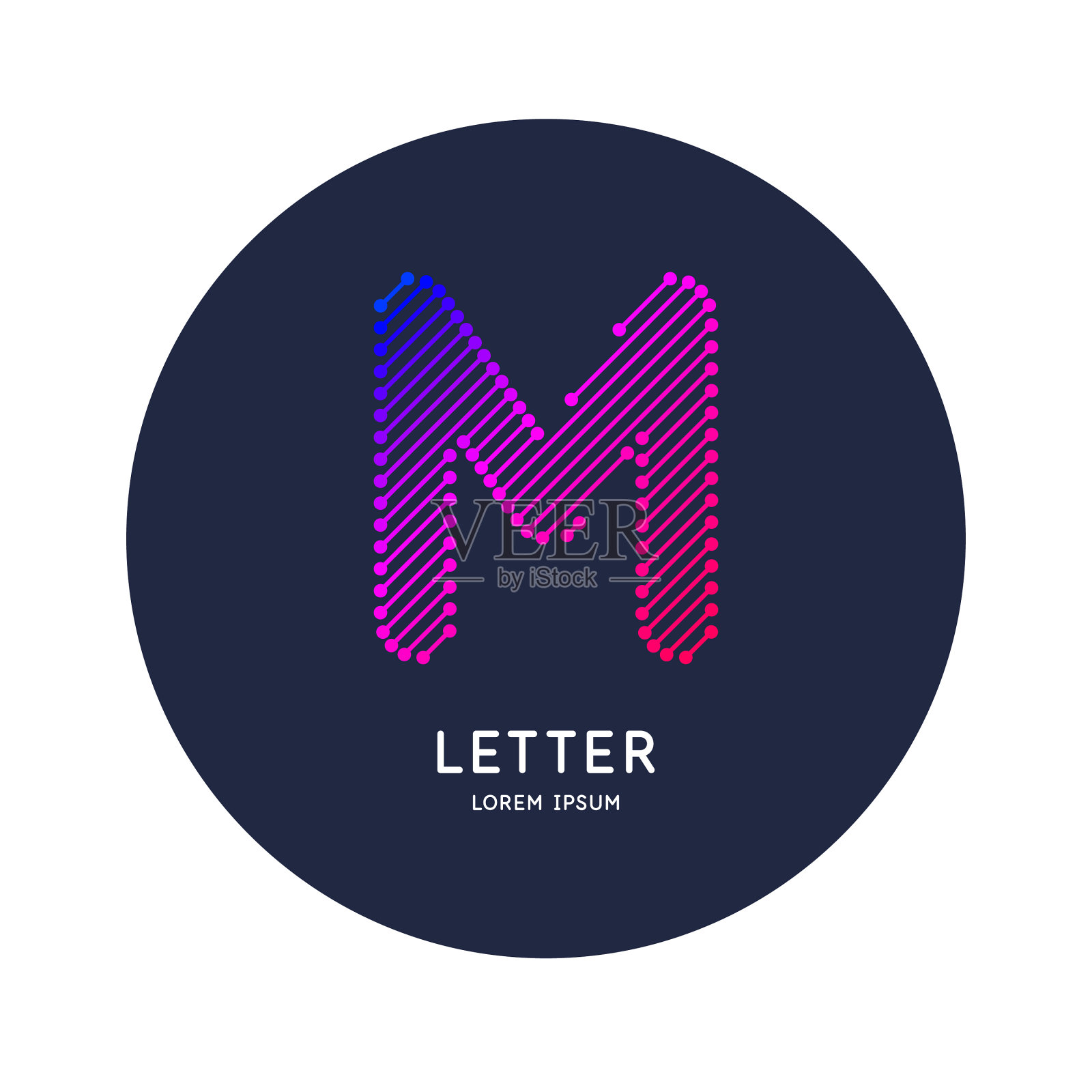 字母m拉丁字母显示设计元素图片