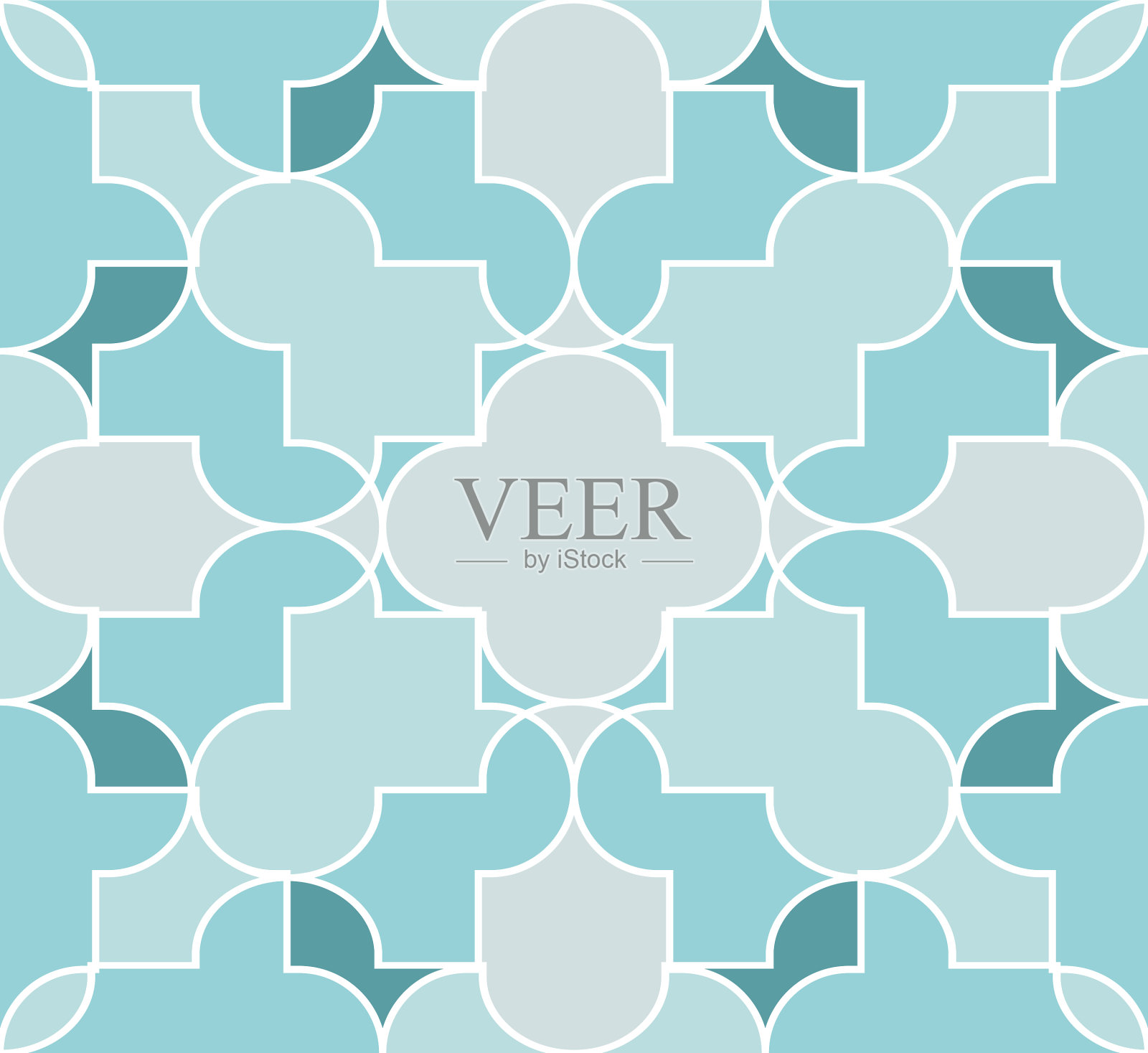 摘要穆斯林无缝图案背景插画图片素材