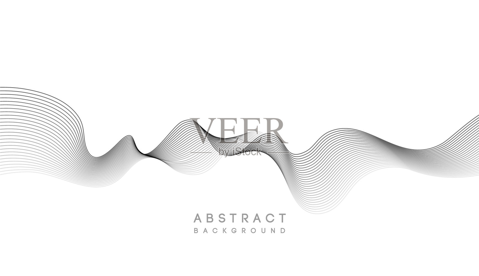 抽象背景黑波设计设计模板素材