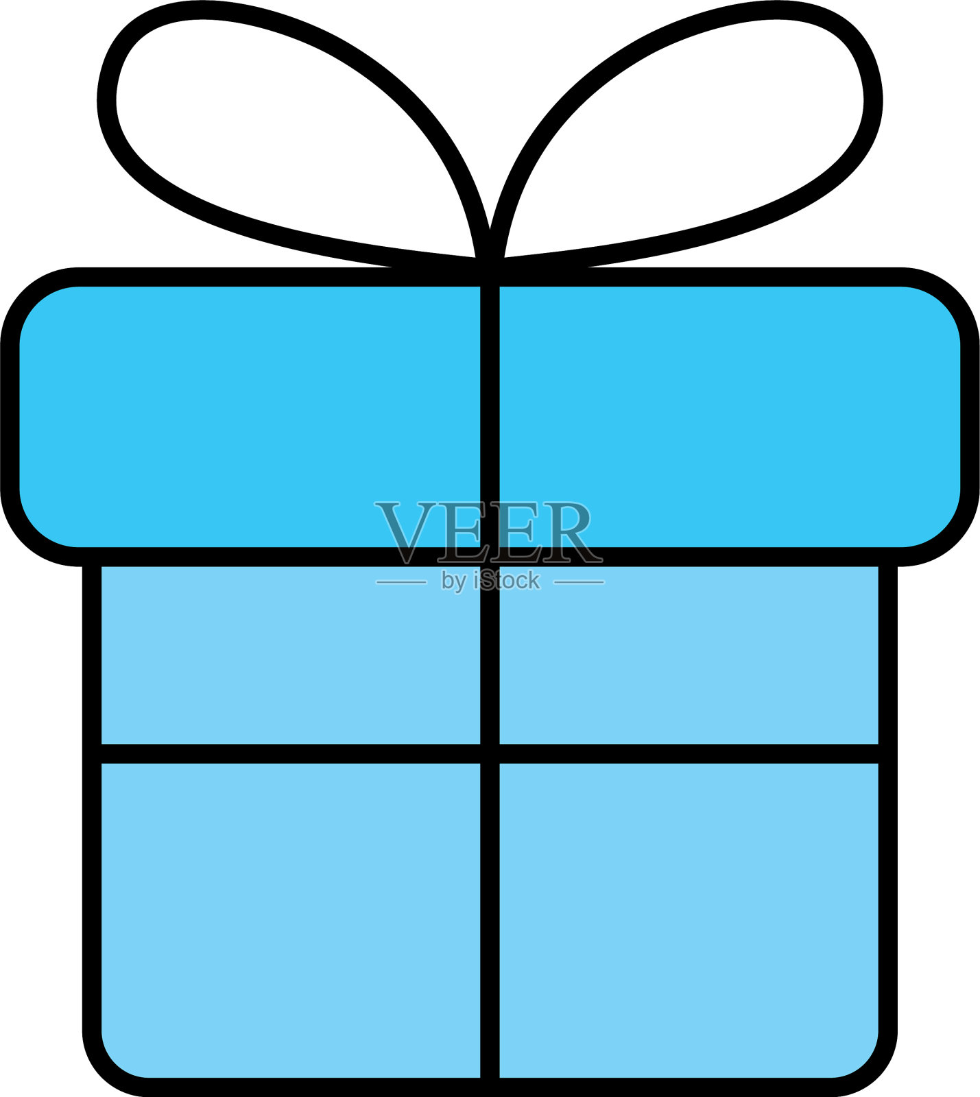 礼盒呈现孤立图标设计元素图片