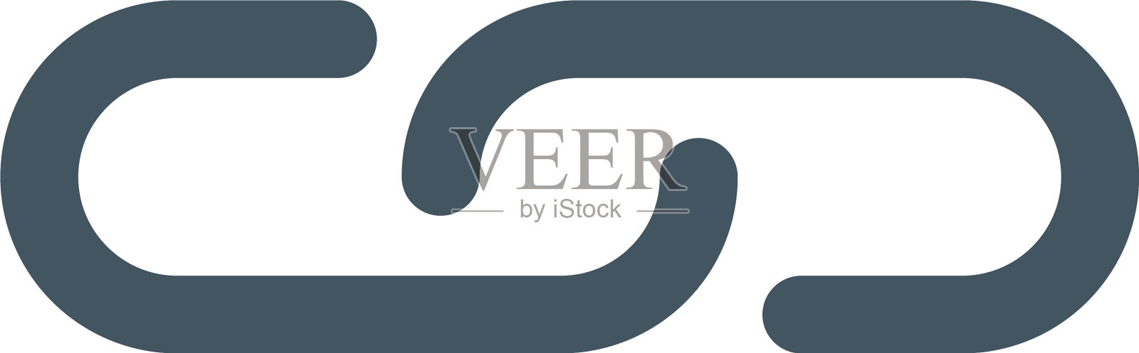 链接多媒体线图标轮廓标志可编辑设计元素图片