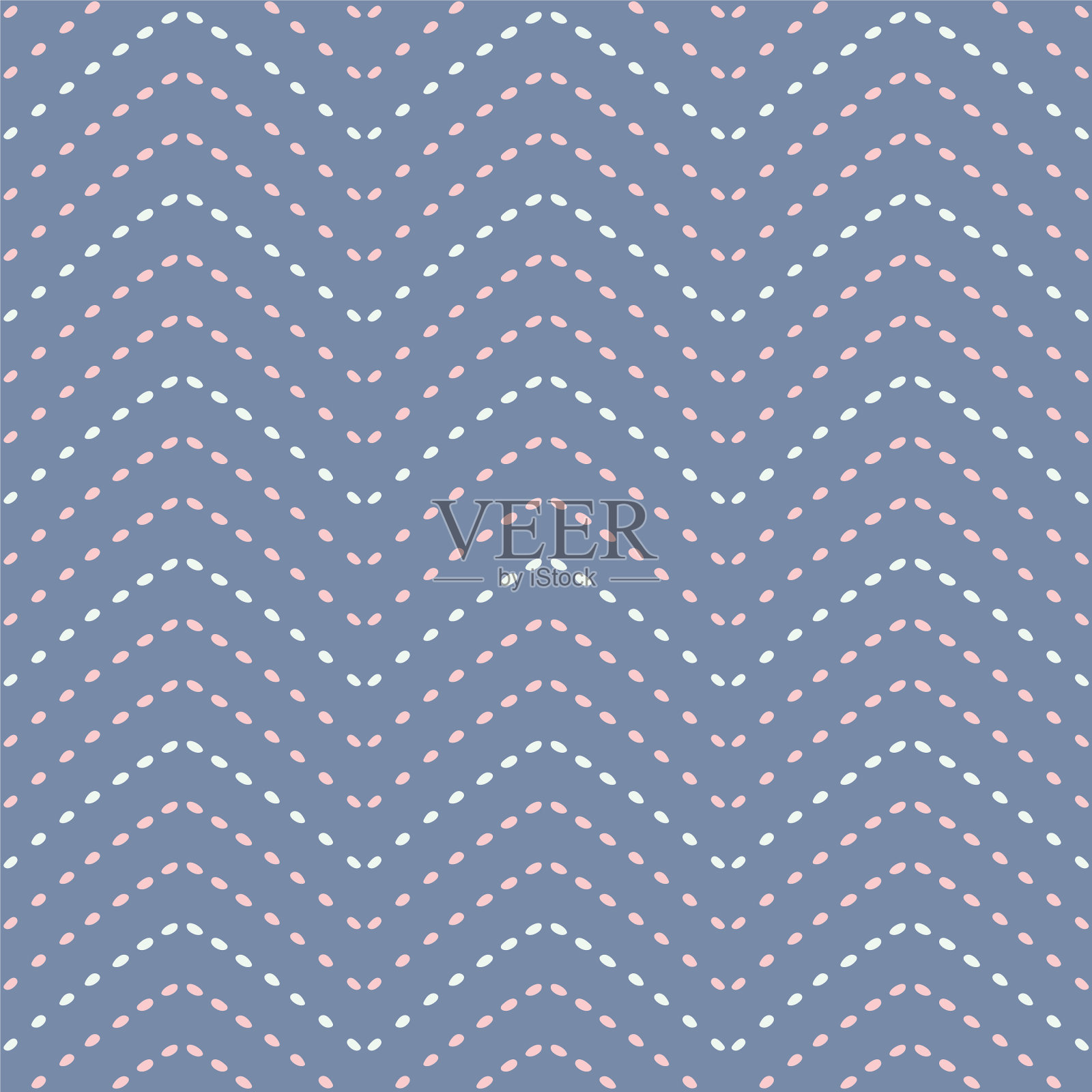 摘要虚线人字形无缝图案插画图片素材