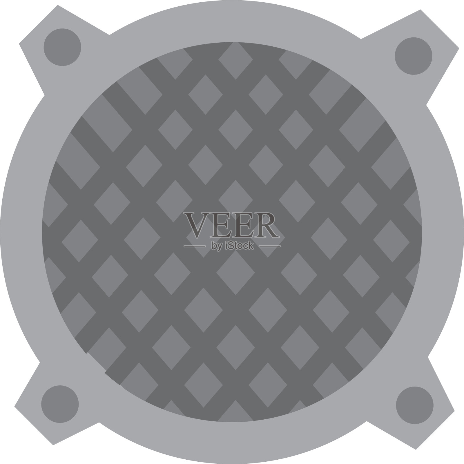 音箱音乐平面风格图标设计元素图片