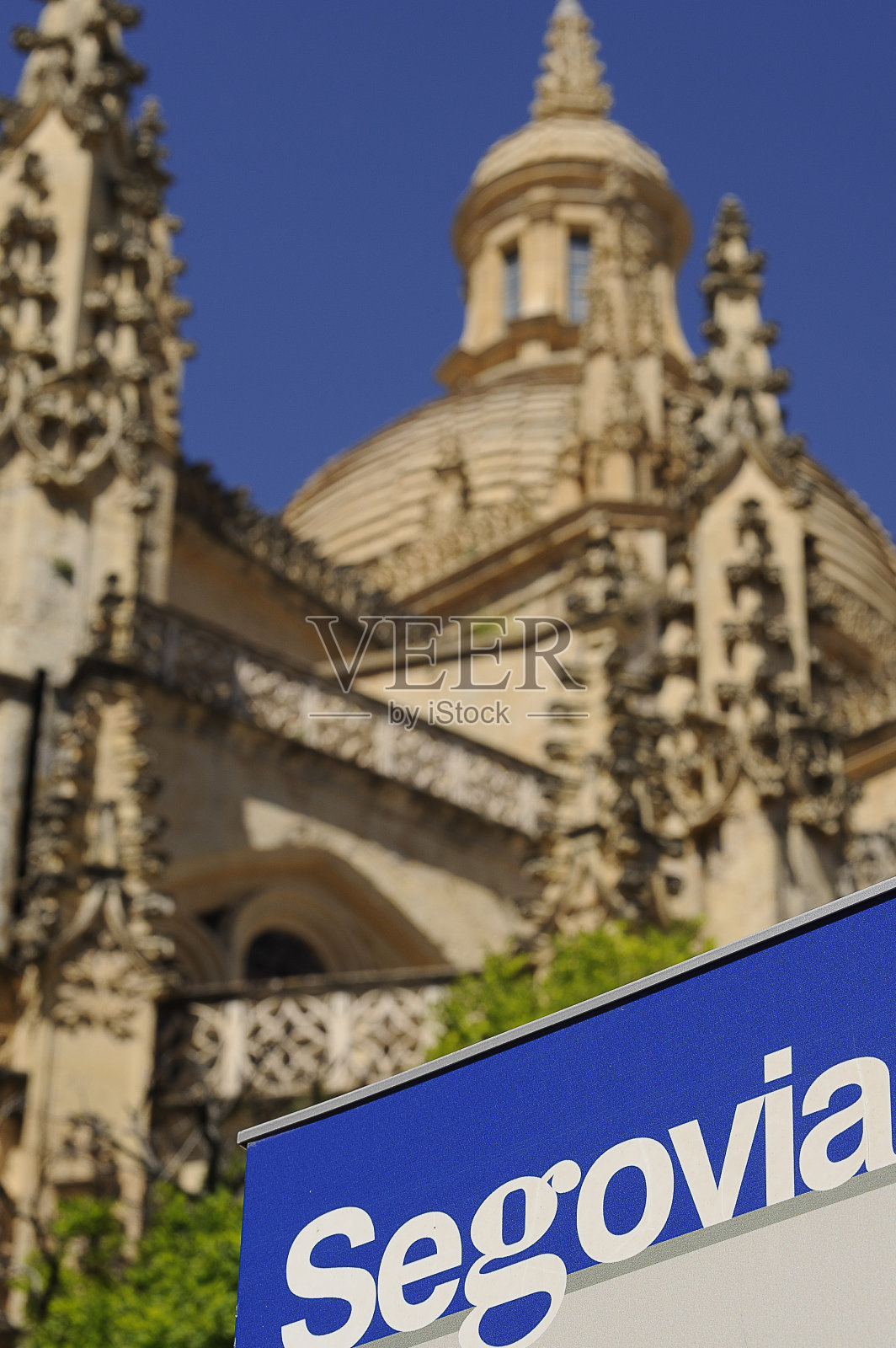 塞戈维亚大教堂照片摄影图片