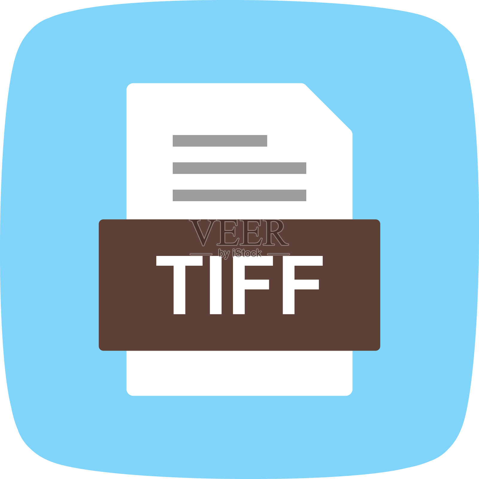 Tiff文件文件图标插画图片素材