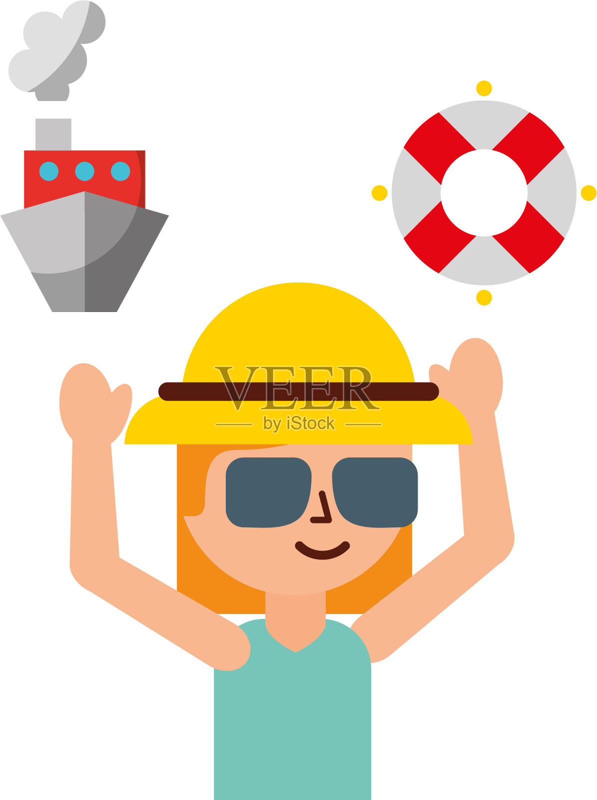 旅游旅游度假设计元素图片