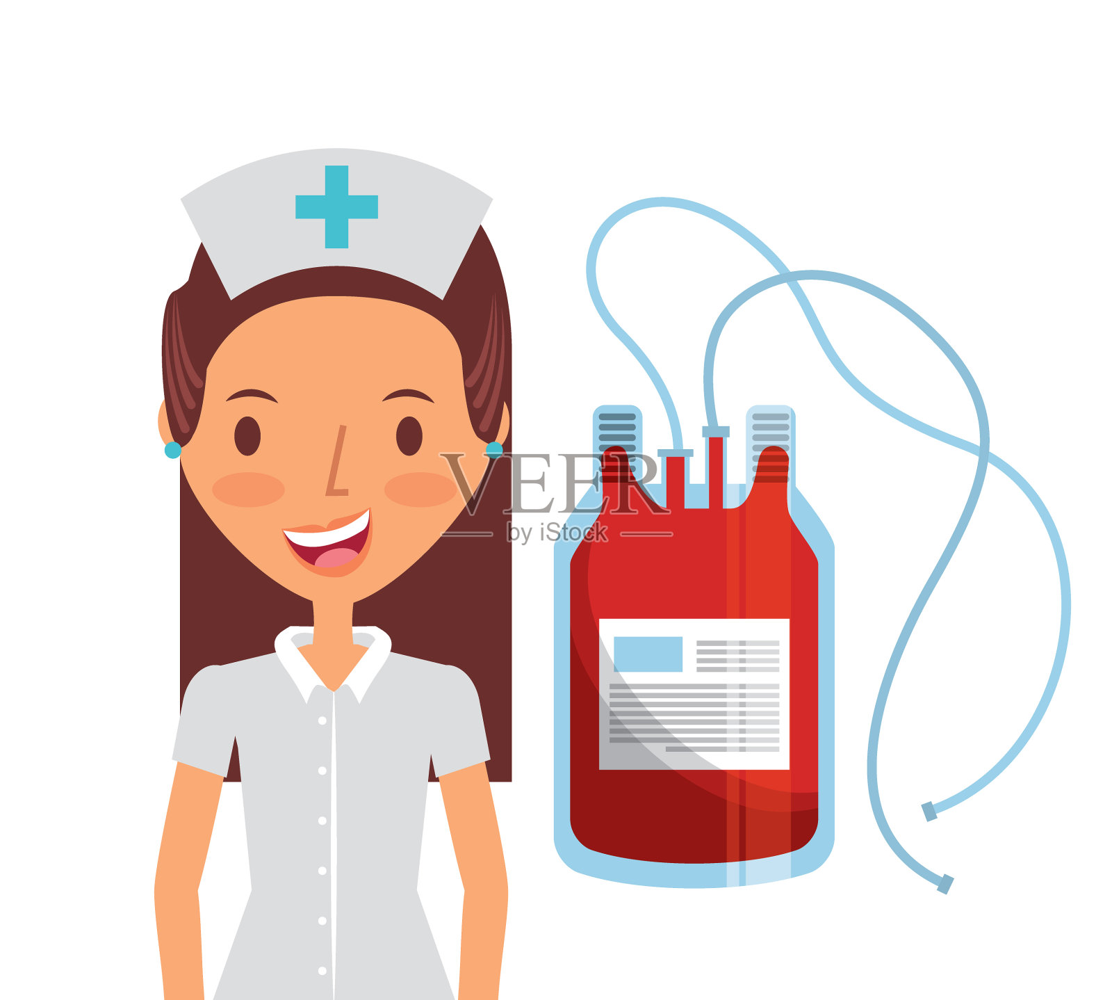 女护士图标设计元素图片