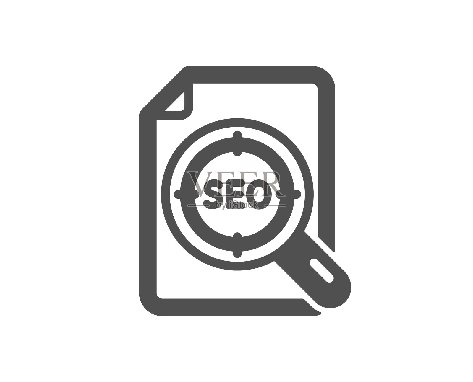 Seo目标图标搜索引擎优化标志设计元素图片