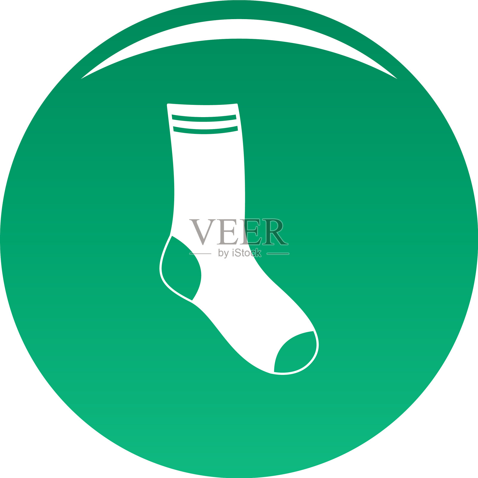 袜子绿色图标设计元素图片