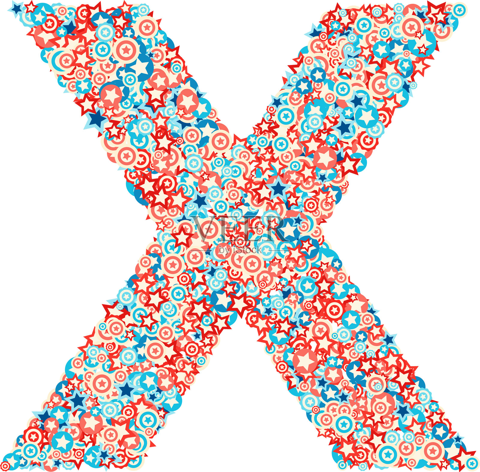 美国国家节日和庆典字体x设计元素图片