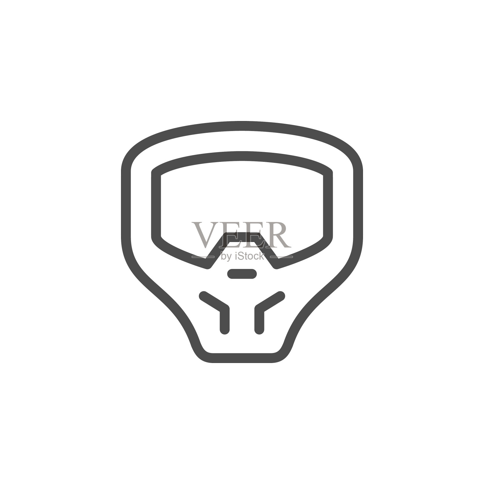 彩弹蒙版线条轮廓图标设计元素图片