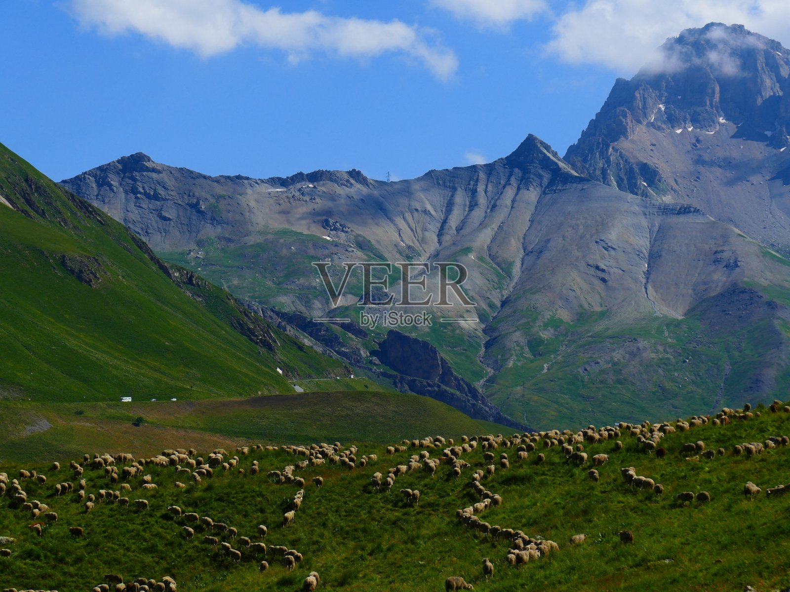 在法国的Lautaret, Hautes Alpes照片摄影图片