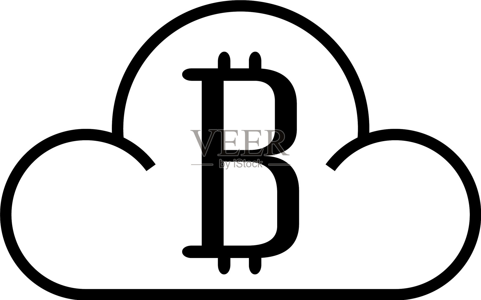 云计算孤立图标图标素材