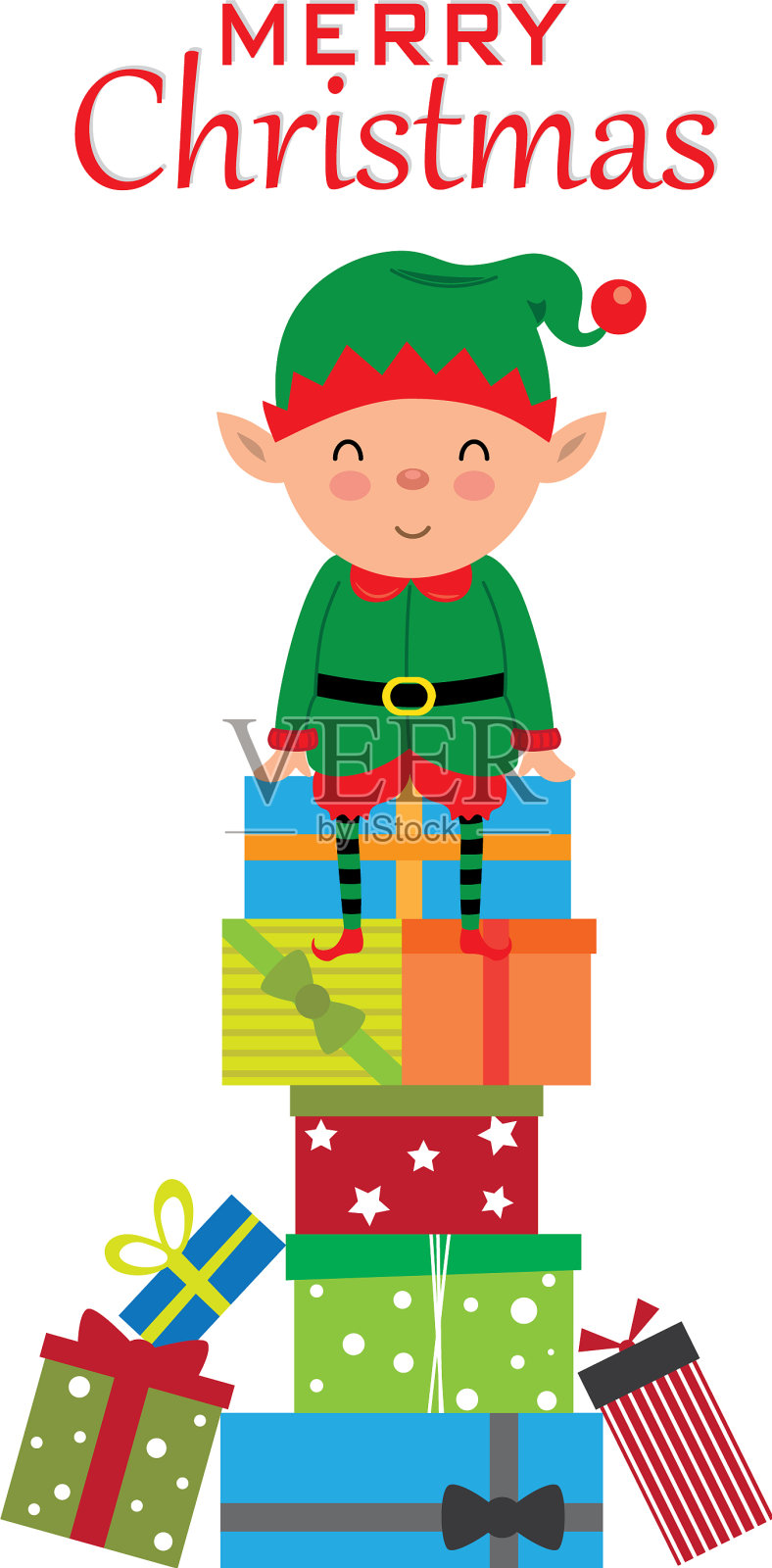 圣诞贺卡设计元素图片