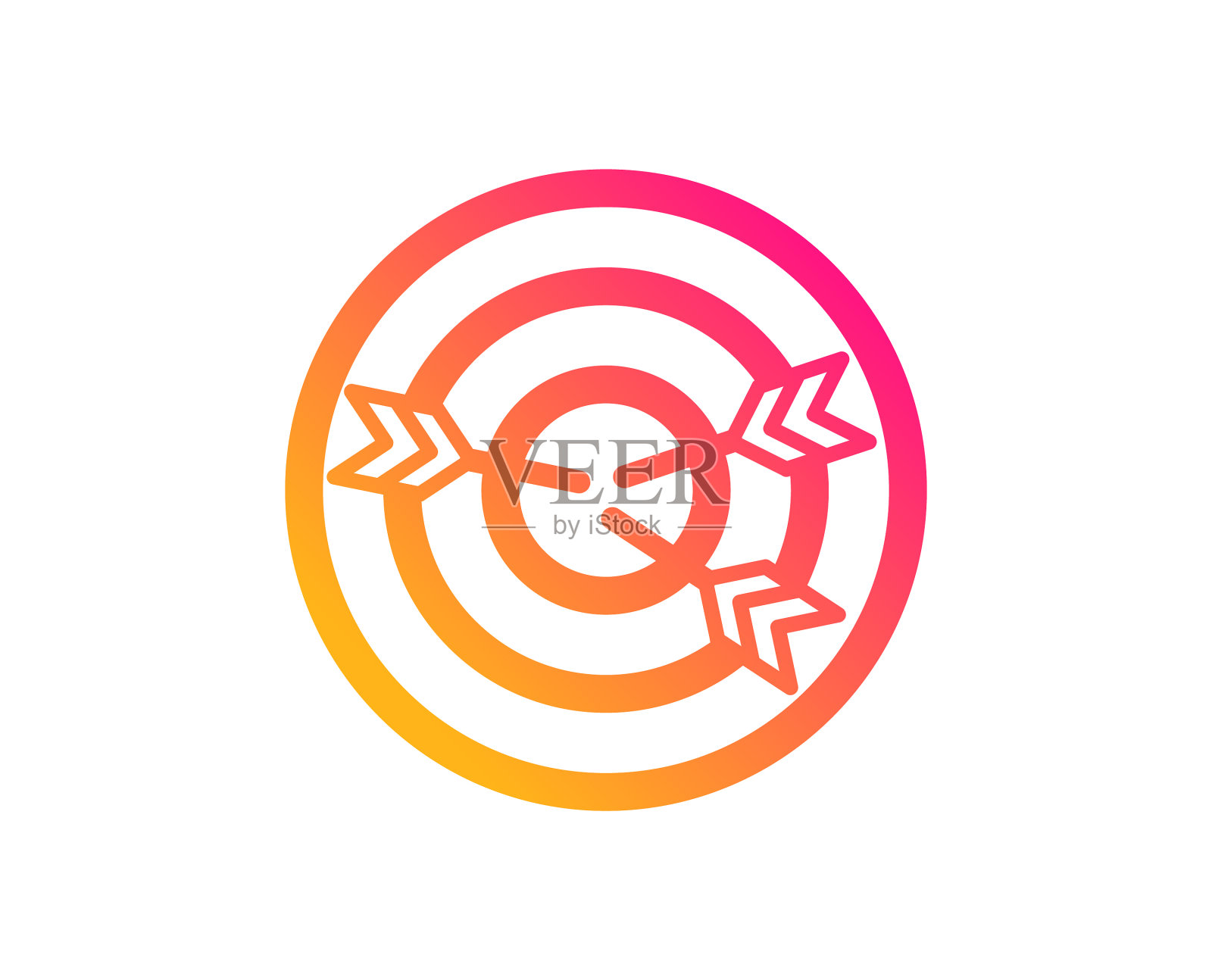 目标图标定位策略设计元素图片