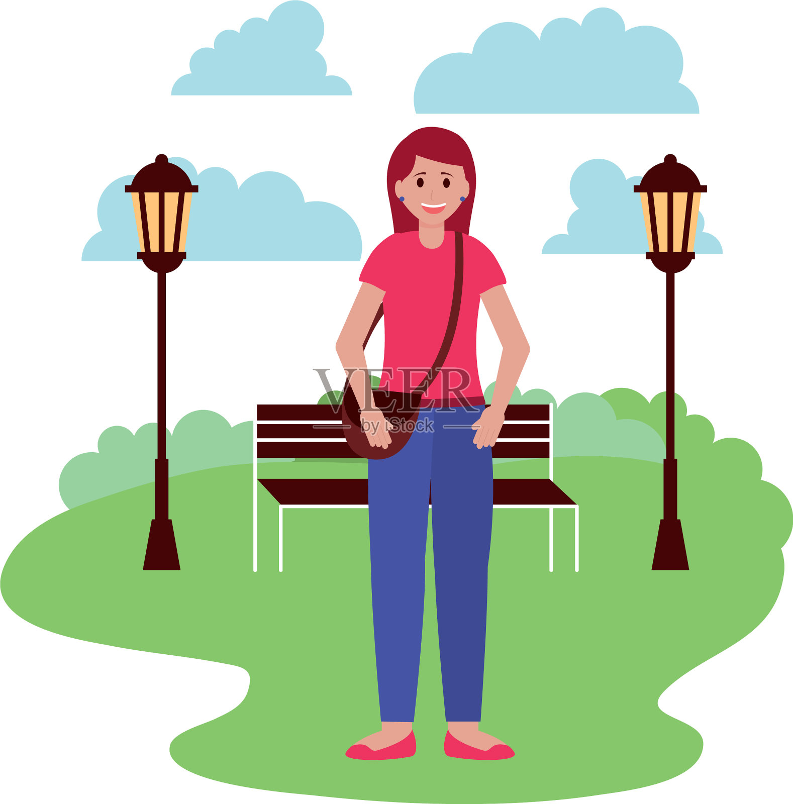 快乐的年轻人设计元素图片