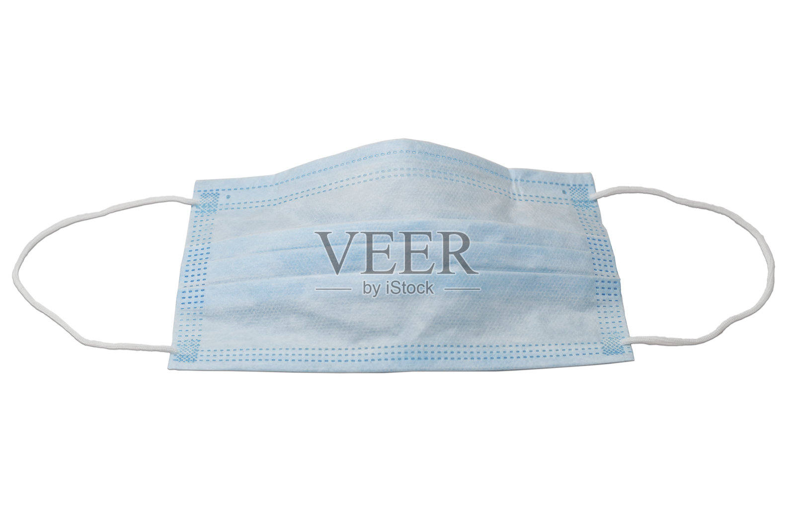 冠状病毒蓝色的面具照片摄影图片