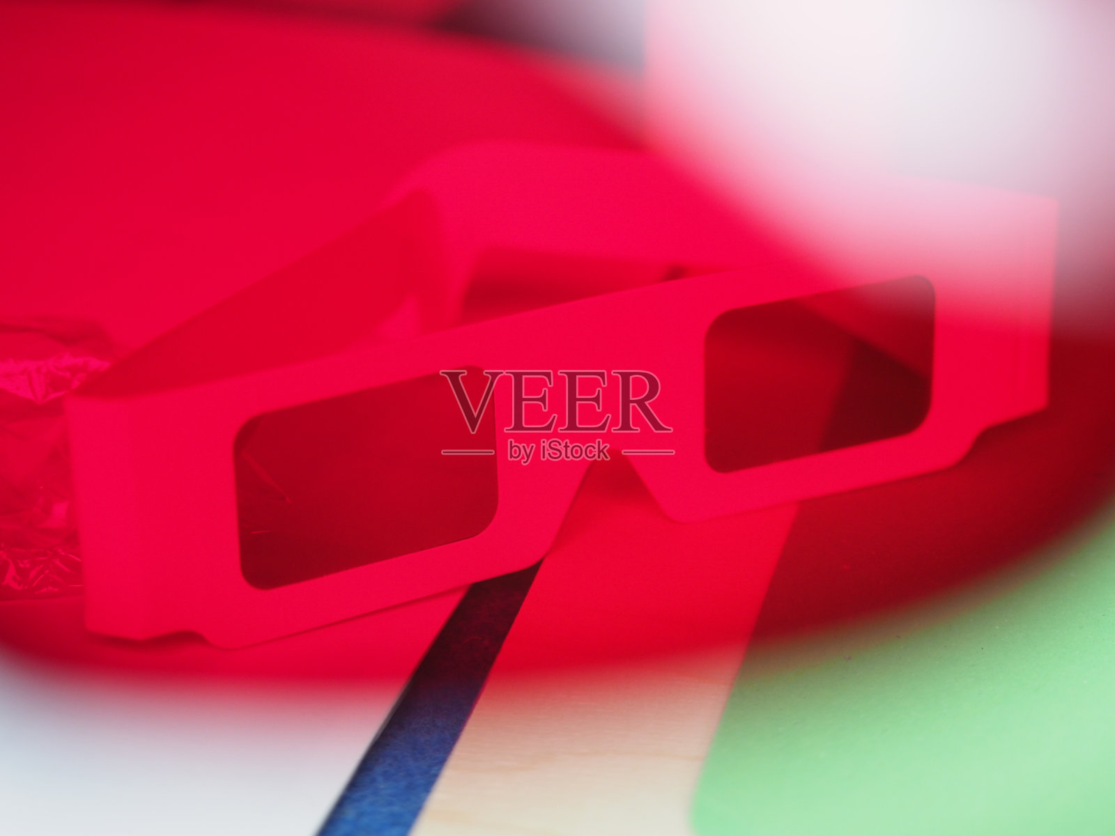 一次性极化眼镜照片摄影图片