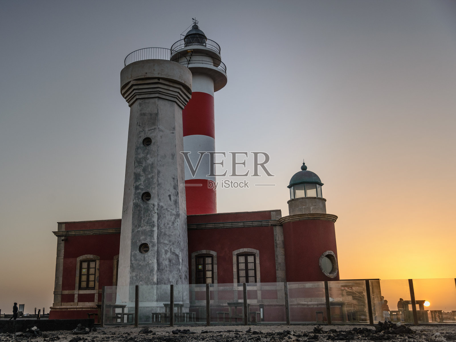 富埃特文图拉的Faro del Toston。西班牙加纳利群岛照片摄影图片