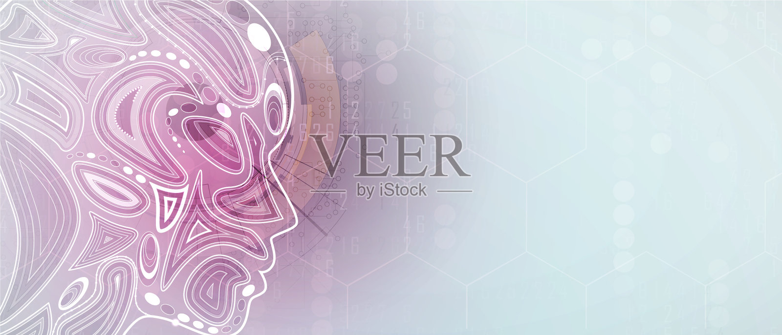 概念技术人工智能插画图片素材