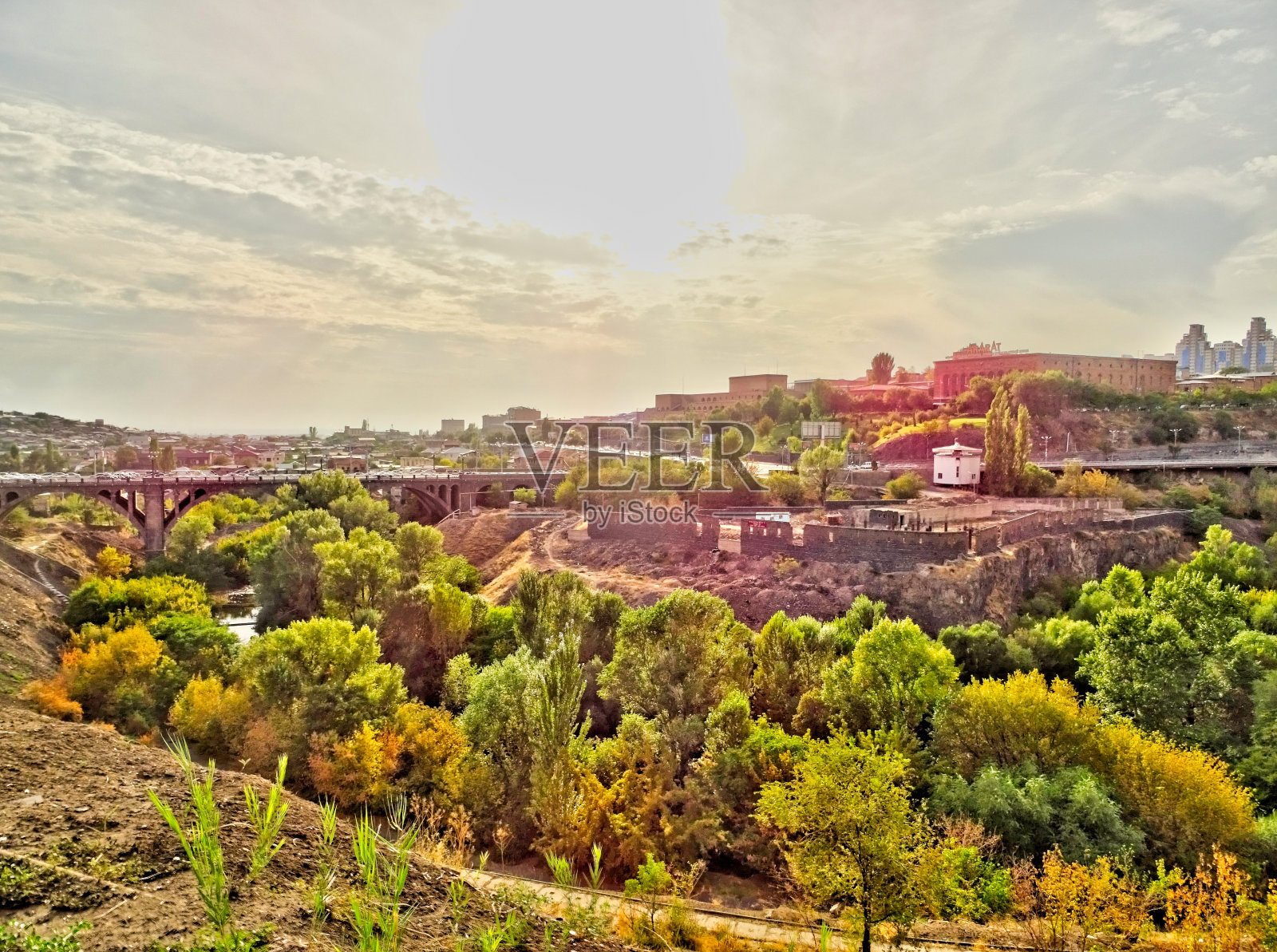 亚美尼亚埃里温地标,照片摄影图片