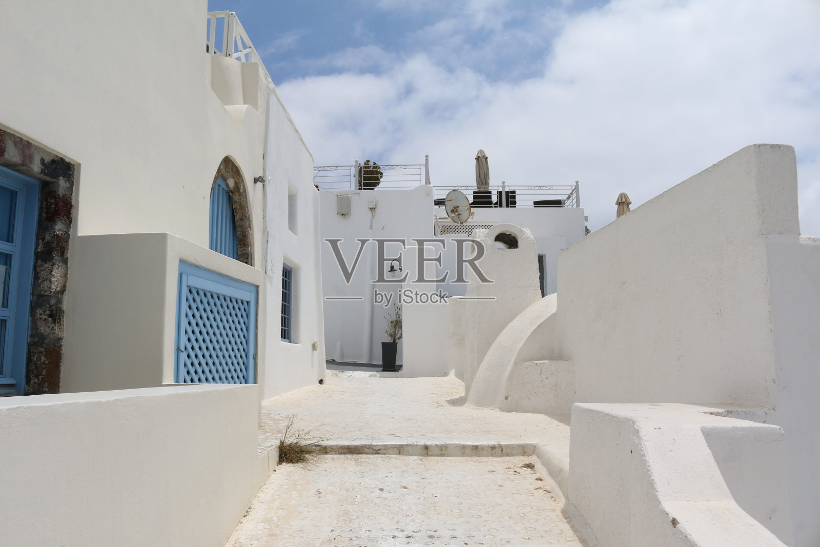 希腊群岛的街头摄影照片摄影图片