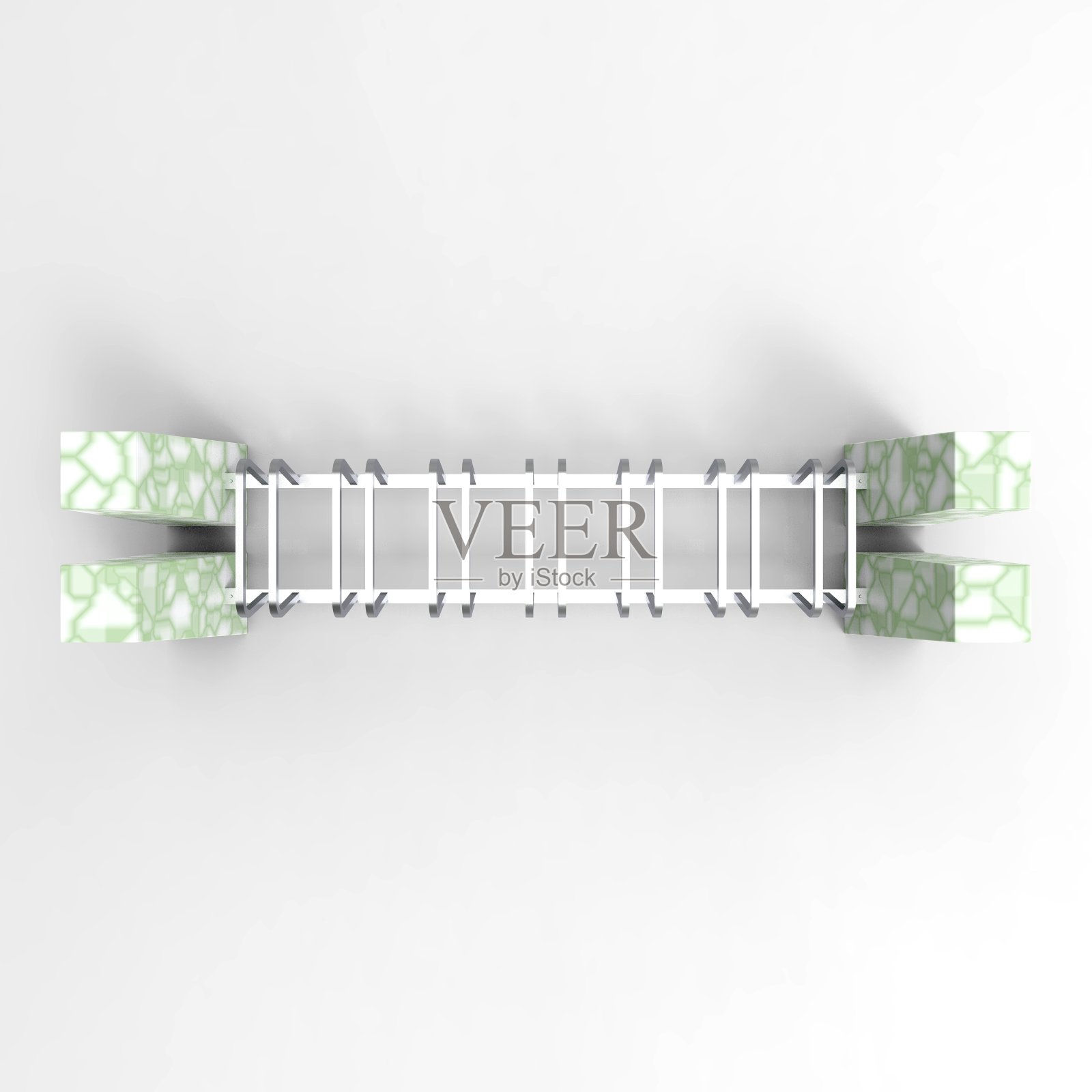 3d图像的自行车停车场Rimini俯视图照片摄影图片