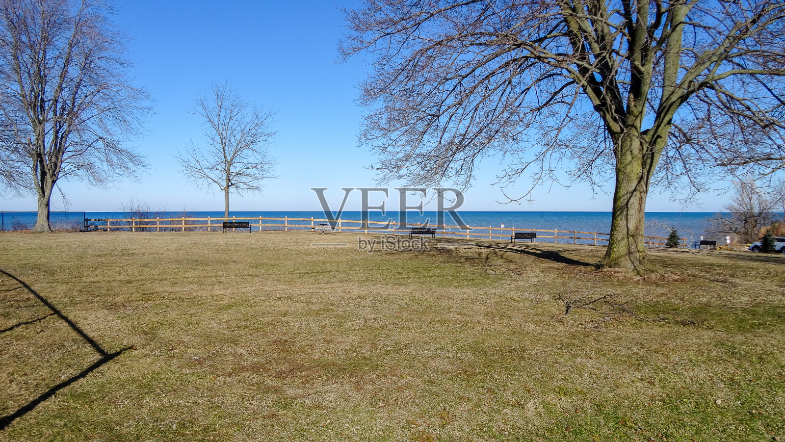 格里姆斯比——加拿大安大略湖沿岸一个舒适的小镇照片摄影图片