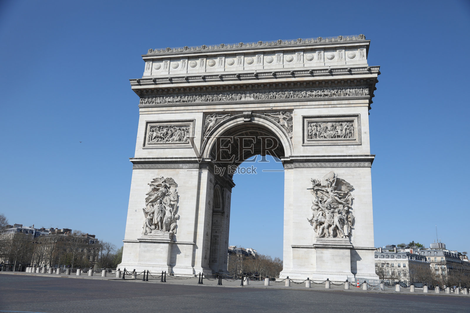 美丽的风景凯旋门,巴黎照片摄影图片