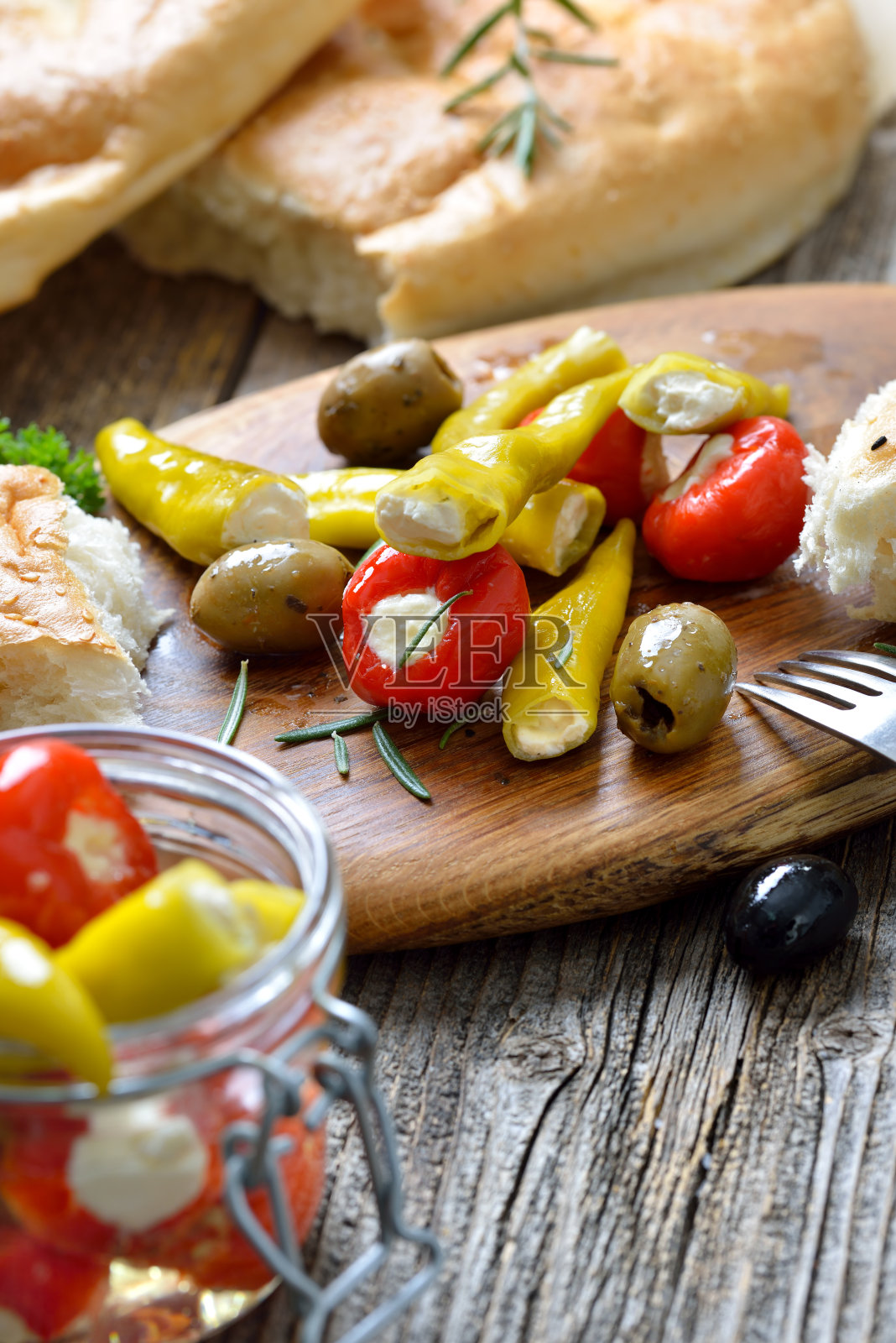 辣的希腊零食照片摄影图片