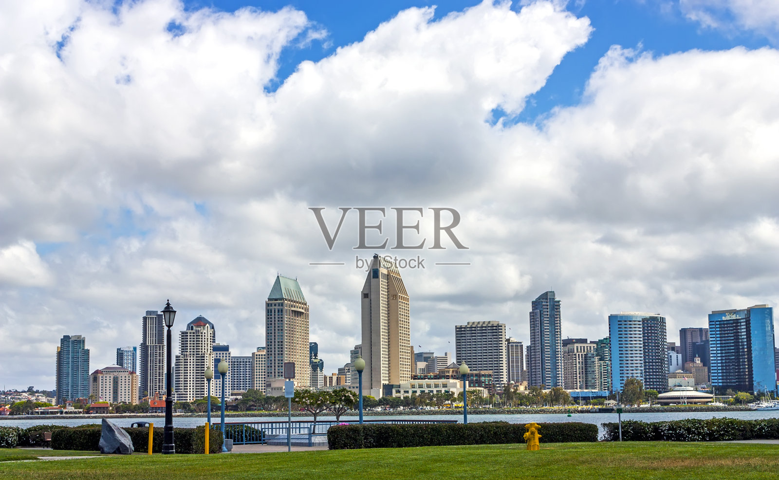 圣地亚哥是美国西南部的一个城市。照片摄影图片