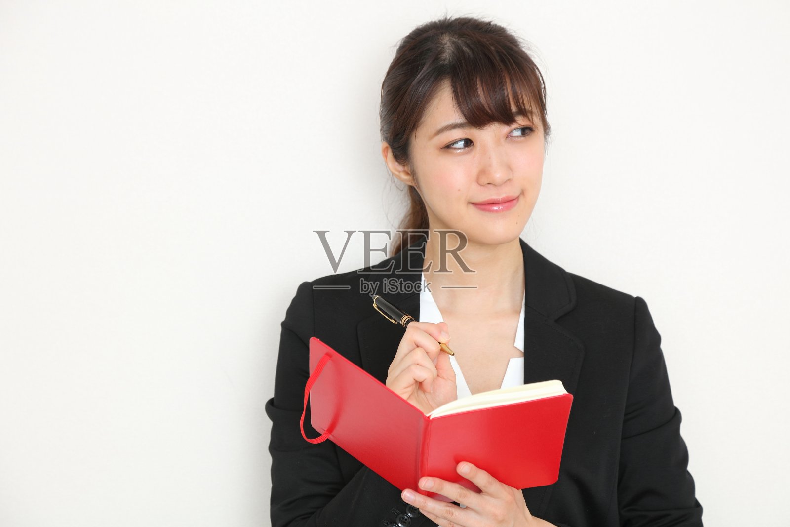 女人的笔记本照片摄影图片