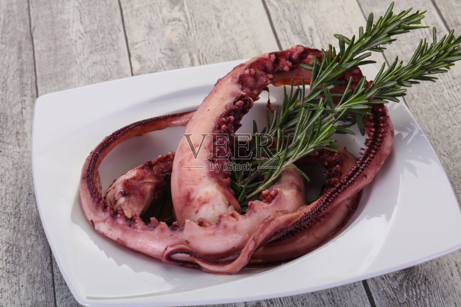 美味的章鱼触须照片摄影图片