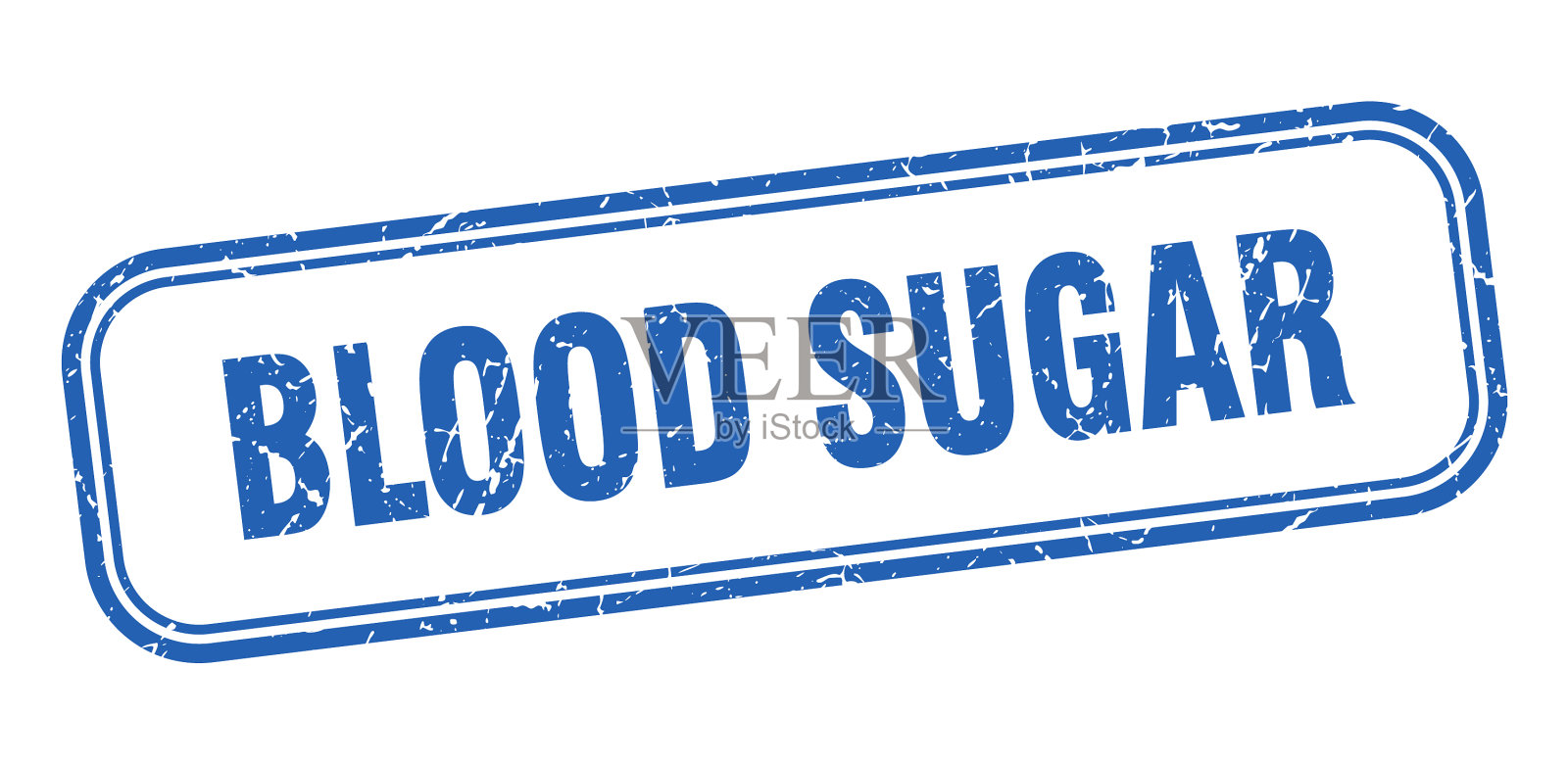 血糖邮票血糖方块垃圾蓝插画图片素材