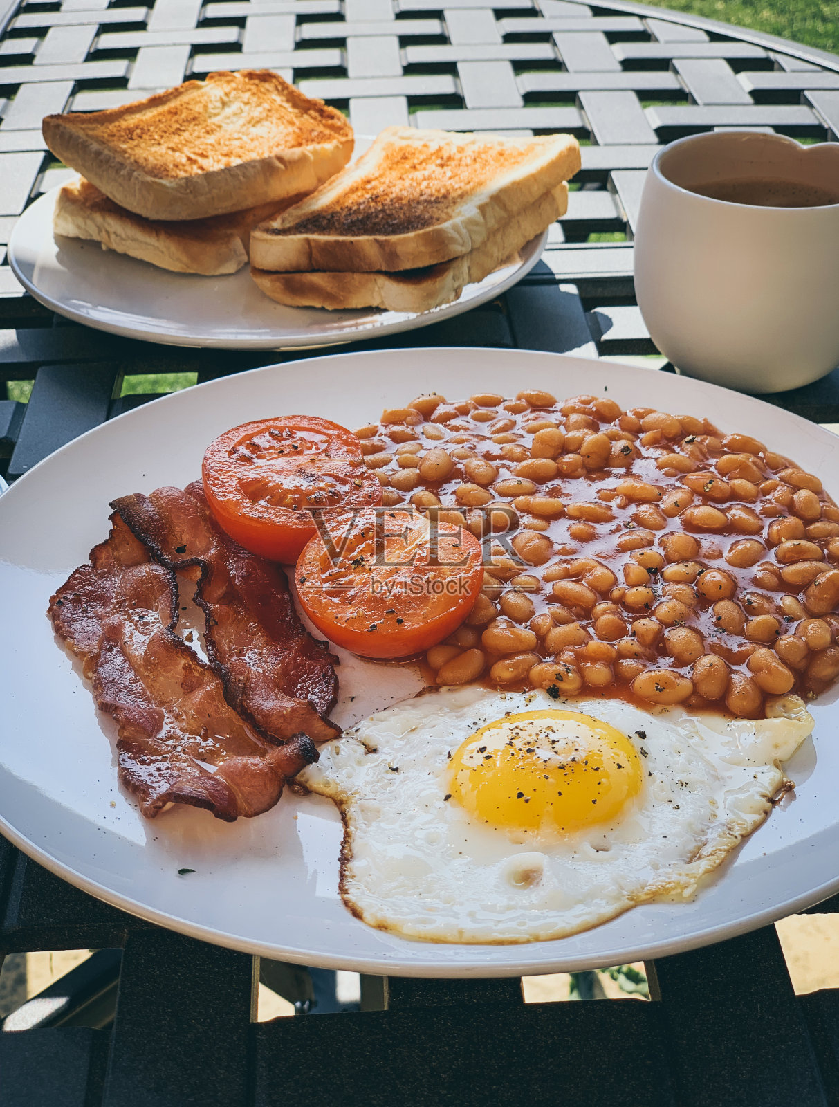 自制的英式早餐照片摄影图片