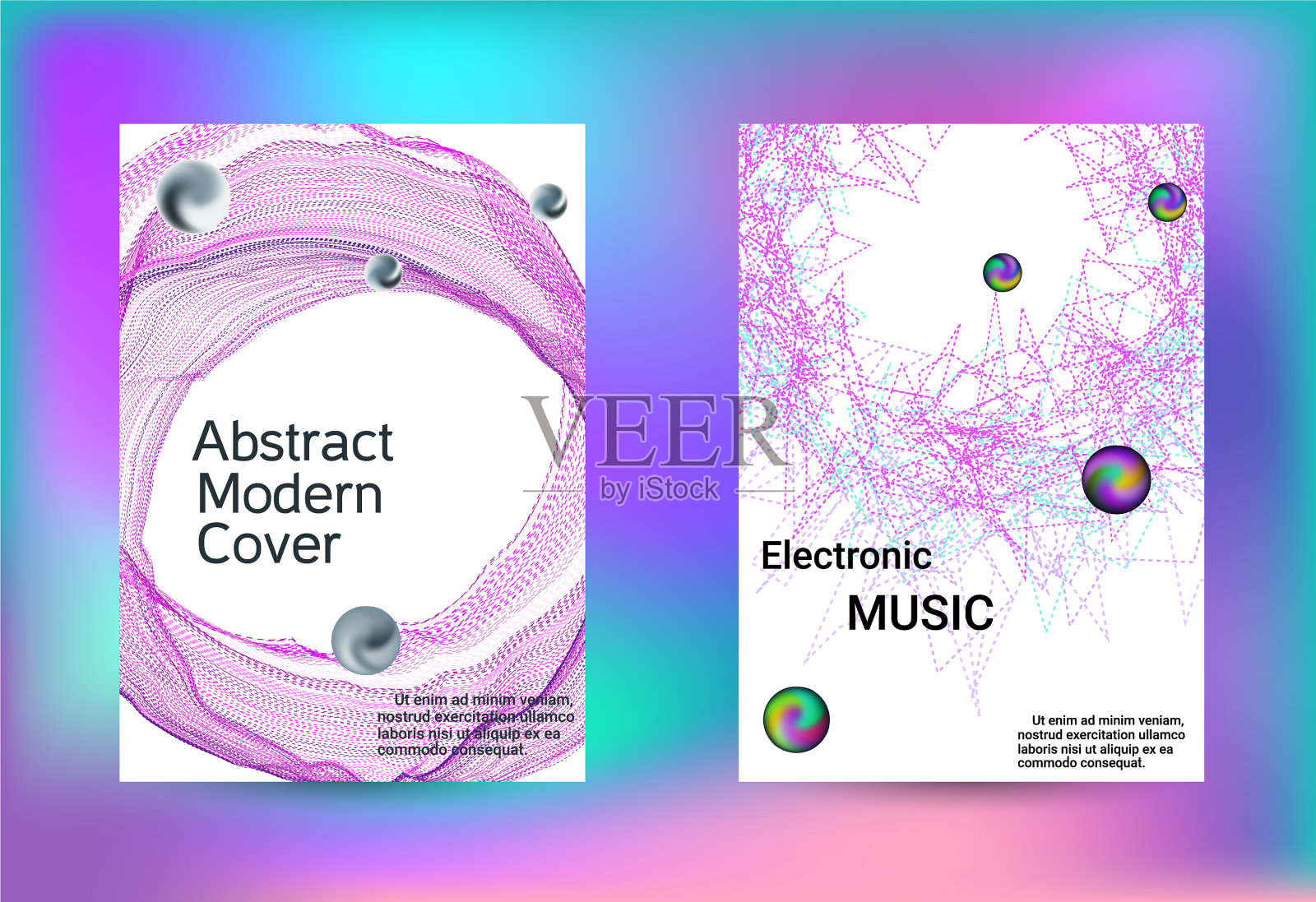 为设计设置封面插画图片素材