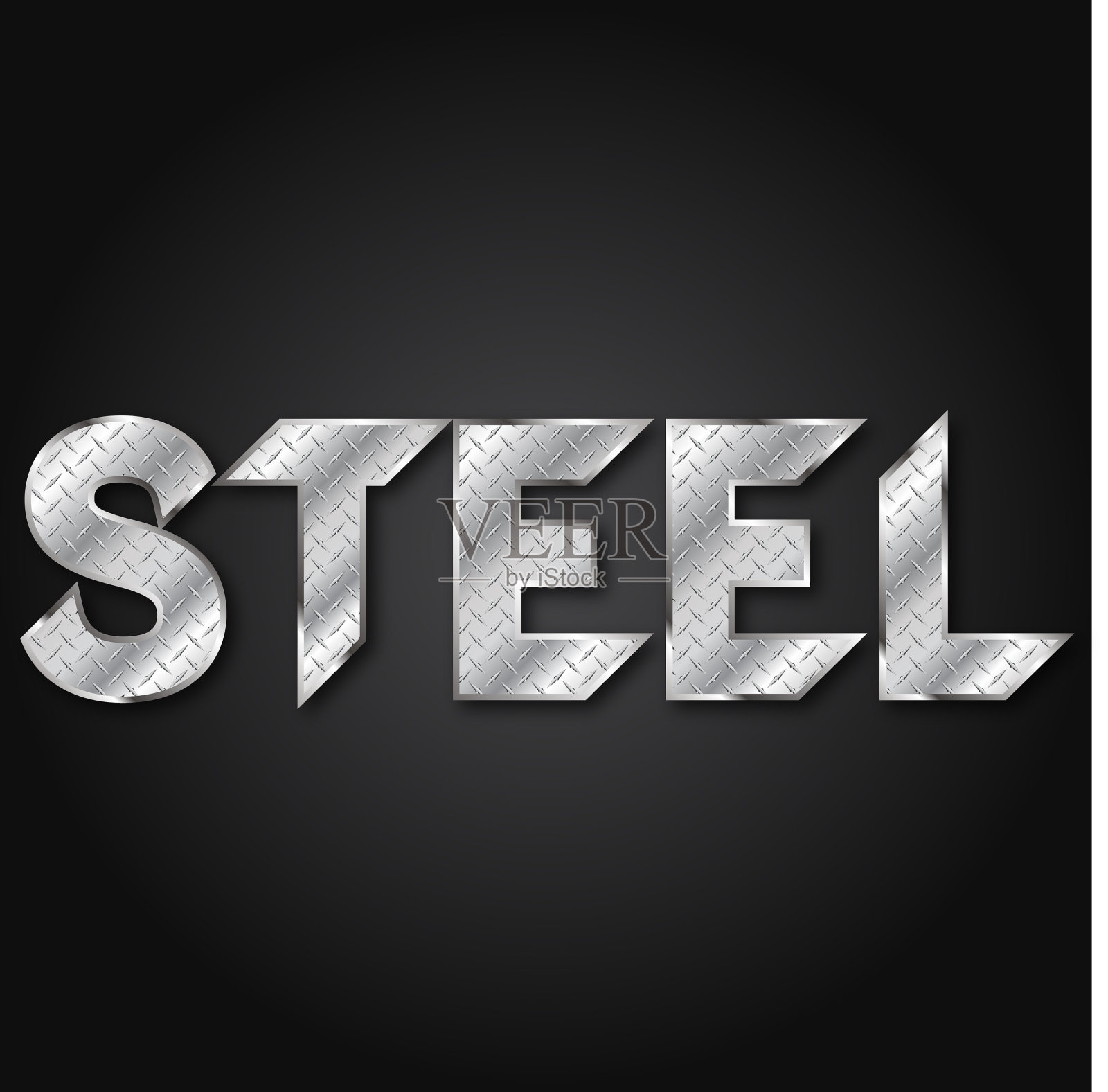 钢刻字铝瓦楞插画图片素材