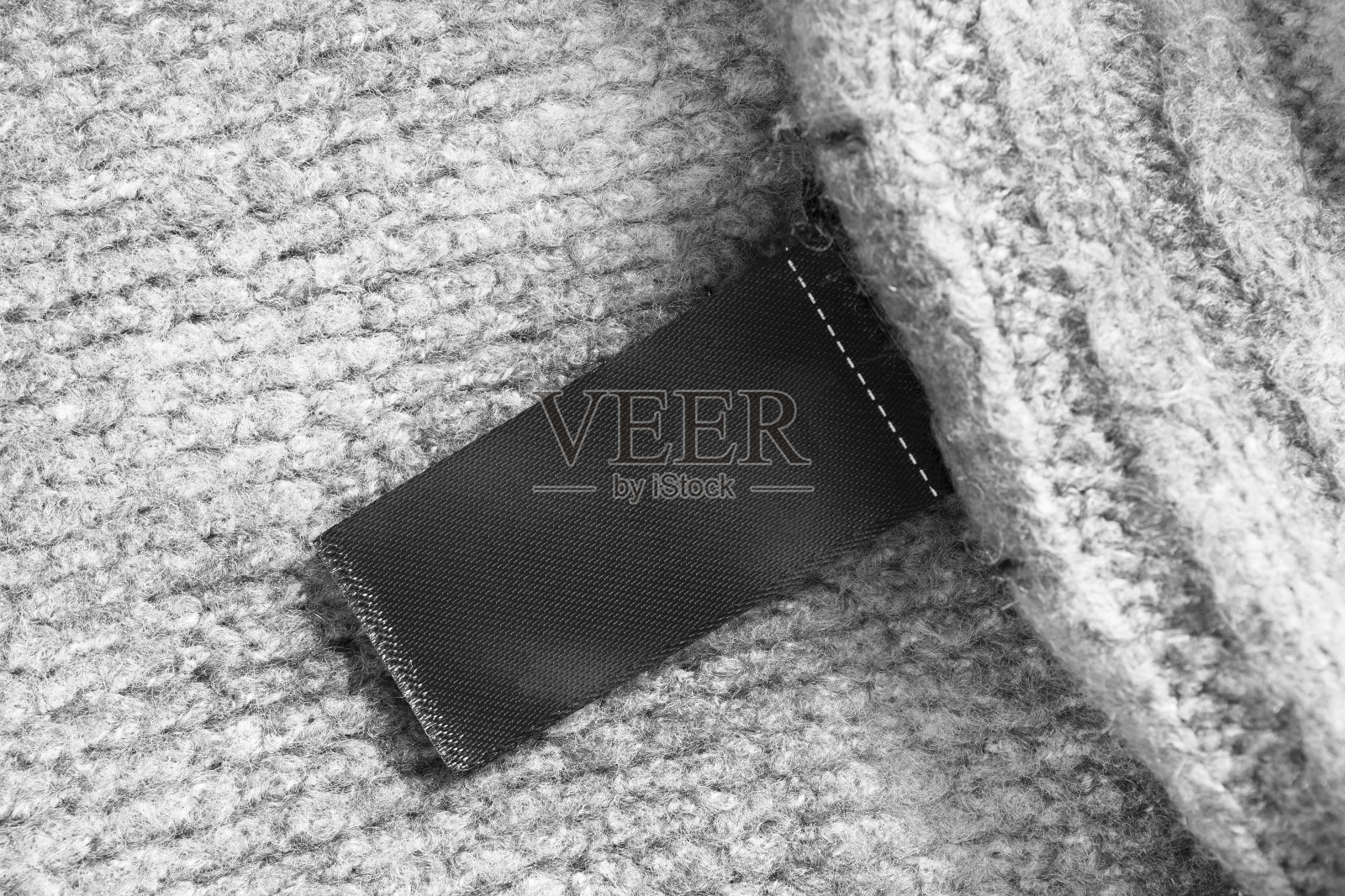 空白衣服标签照片摄影图片