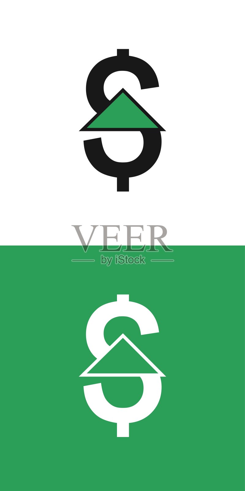 美元的图标。货币符号随着向上伸展,物价上涨。美元汇率,现金加薪。矢量图图标素材