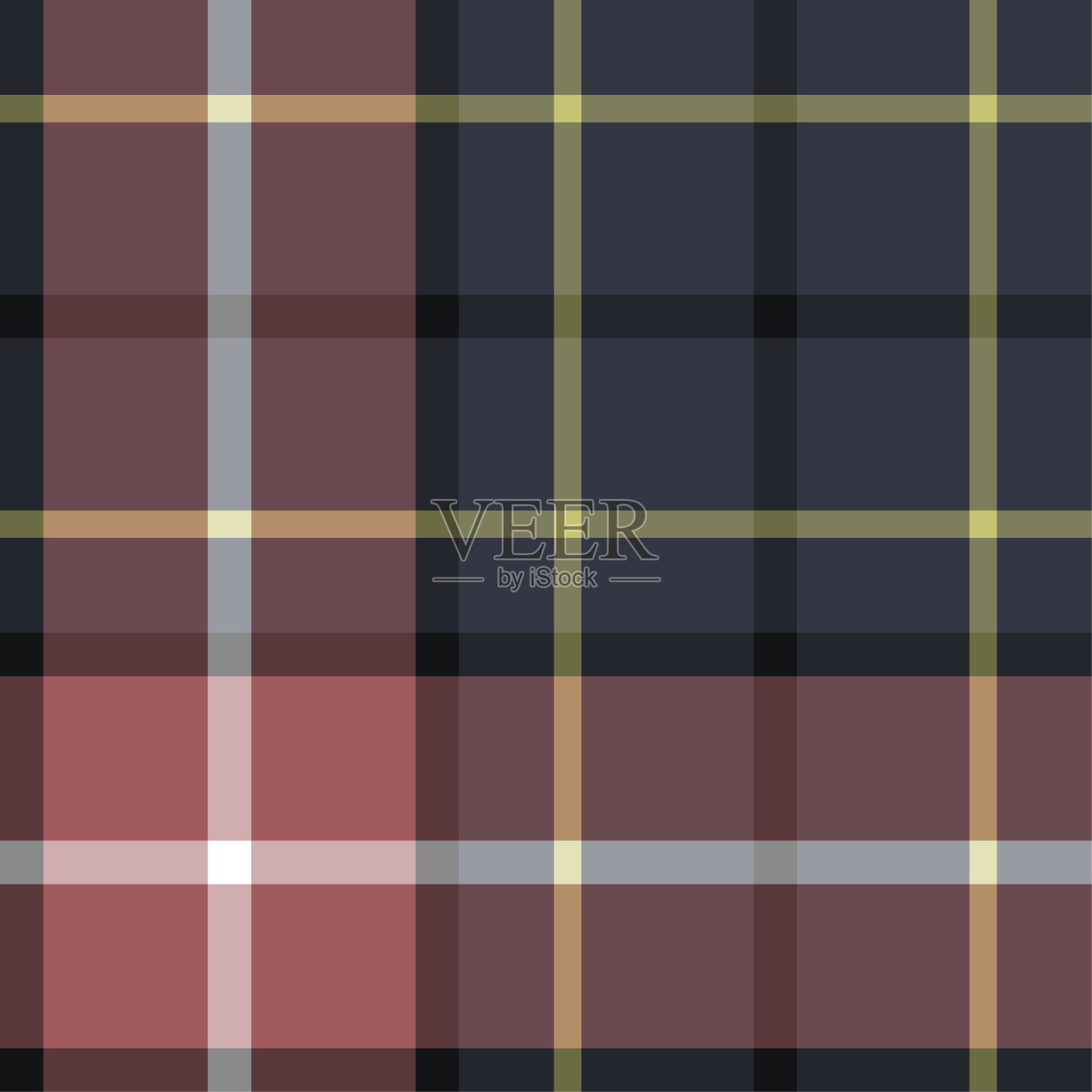 无缝矢量多色格子图案。格子图案的背景。经典时尚羊毛图案。用于设计,织物,纺织品,包装,封面等。插画图片素材