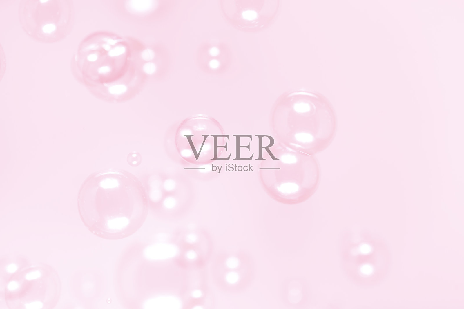 美丽的粉红色泡泡背景照片摄影图片